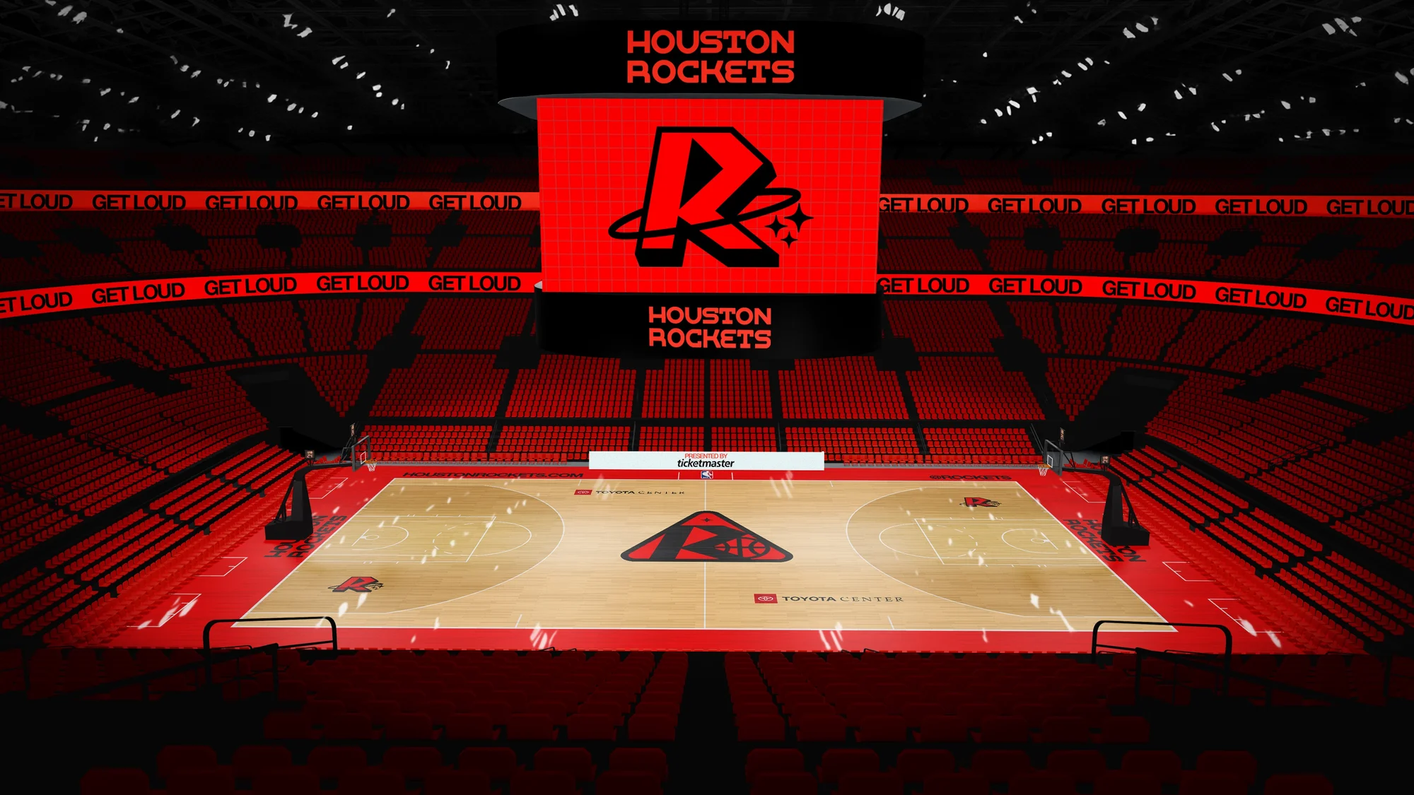 Court design — arena mockup
