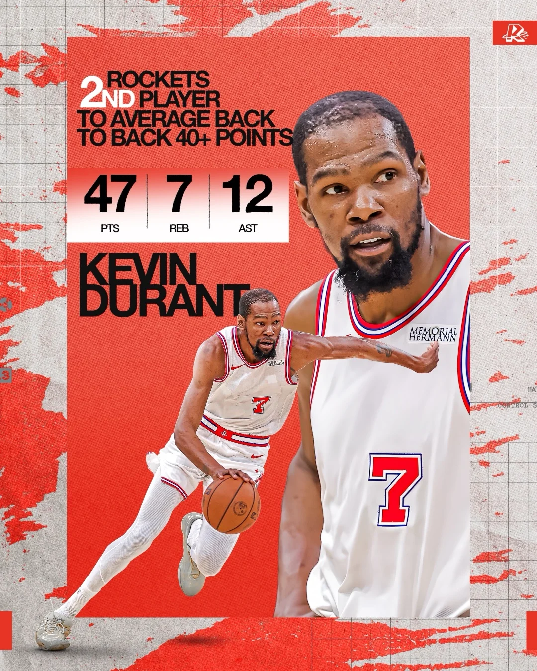 Social template — player stat