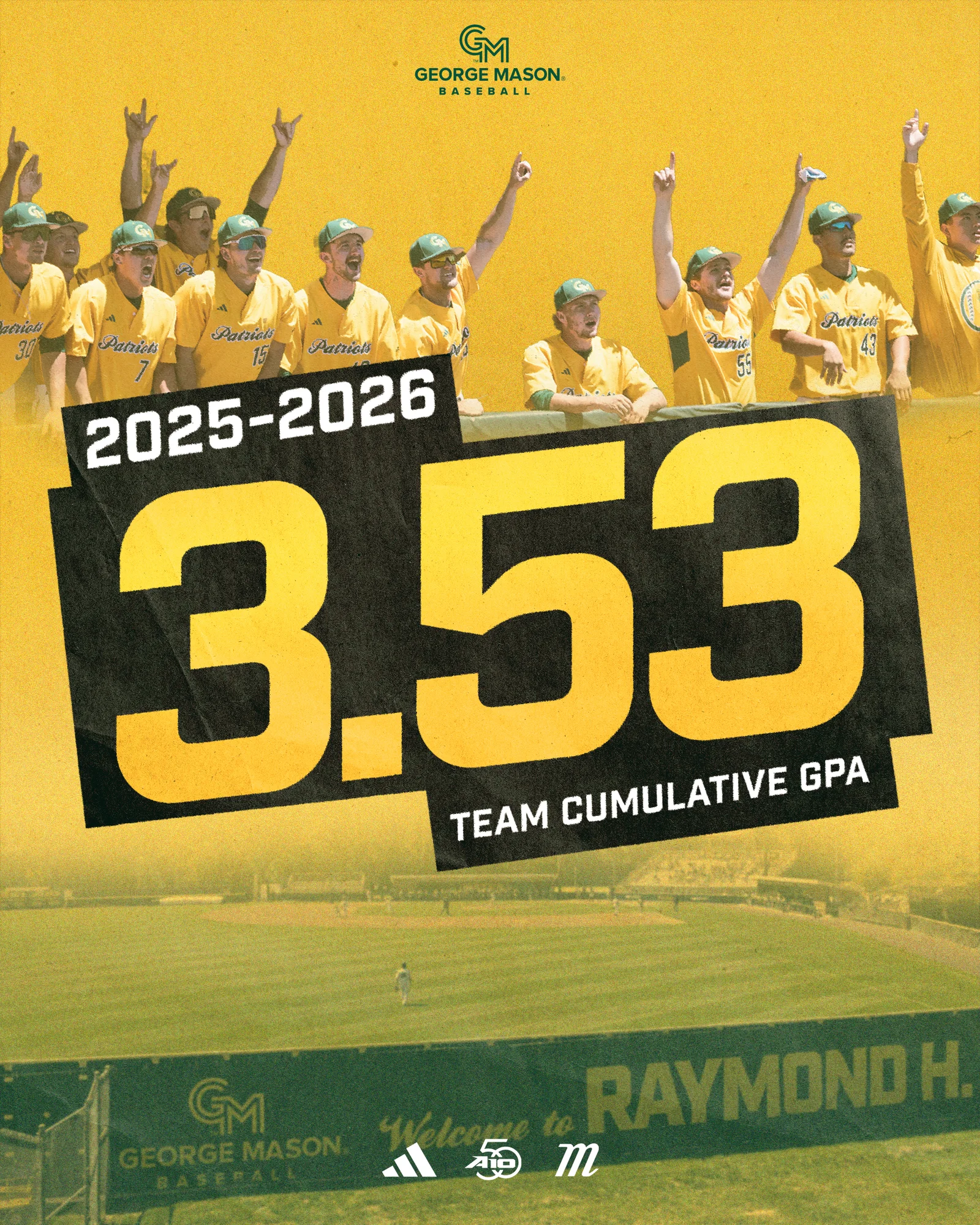 Team GPA — George Mason Baseball